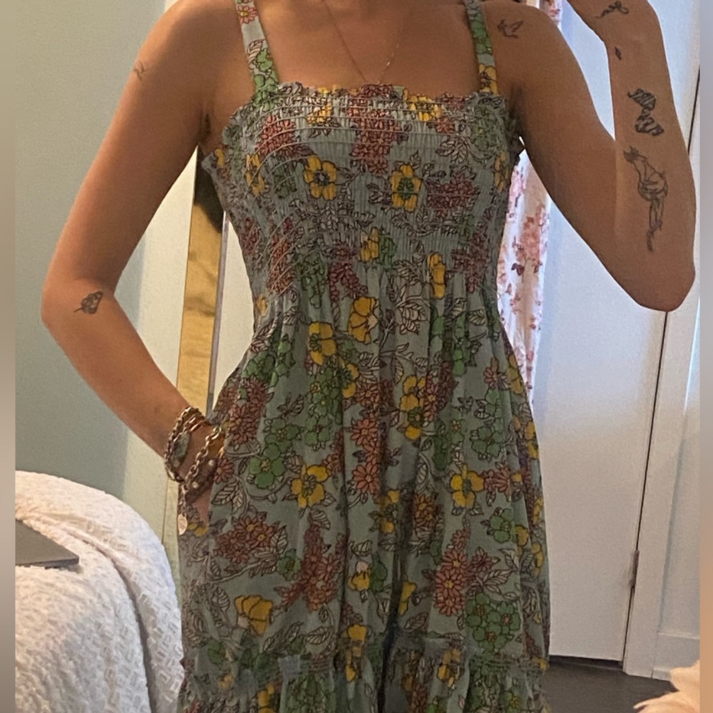 FLORAL MAXI DRESS - Picture 2 of 4